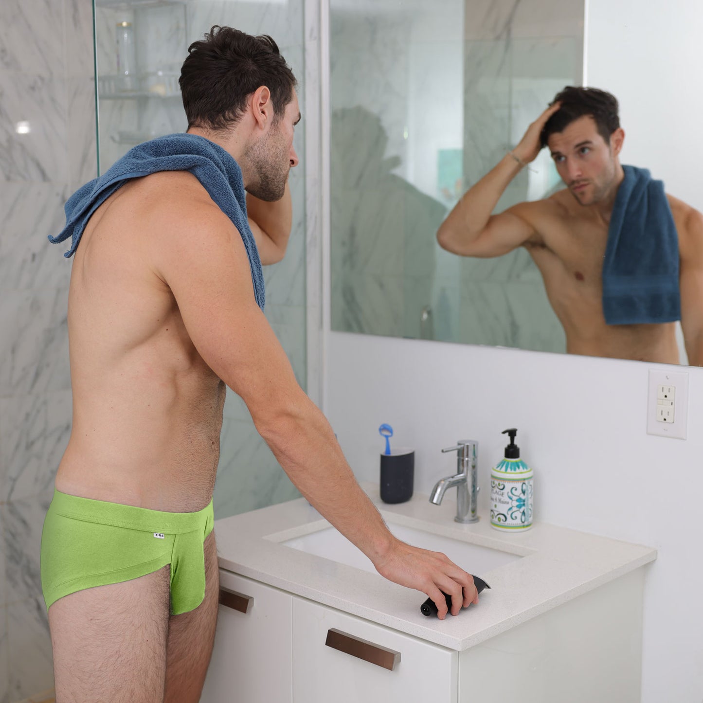 The Limited Edition Greenery Brief for men in the USA and Canada