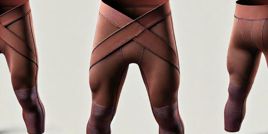 Brown Crossover Leggings