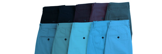 what to wear with blue shorts