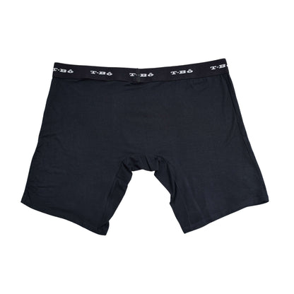 black  long boxer briefs