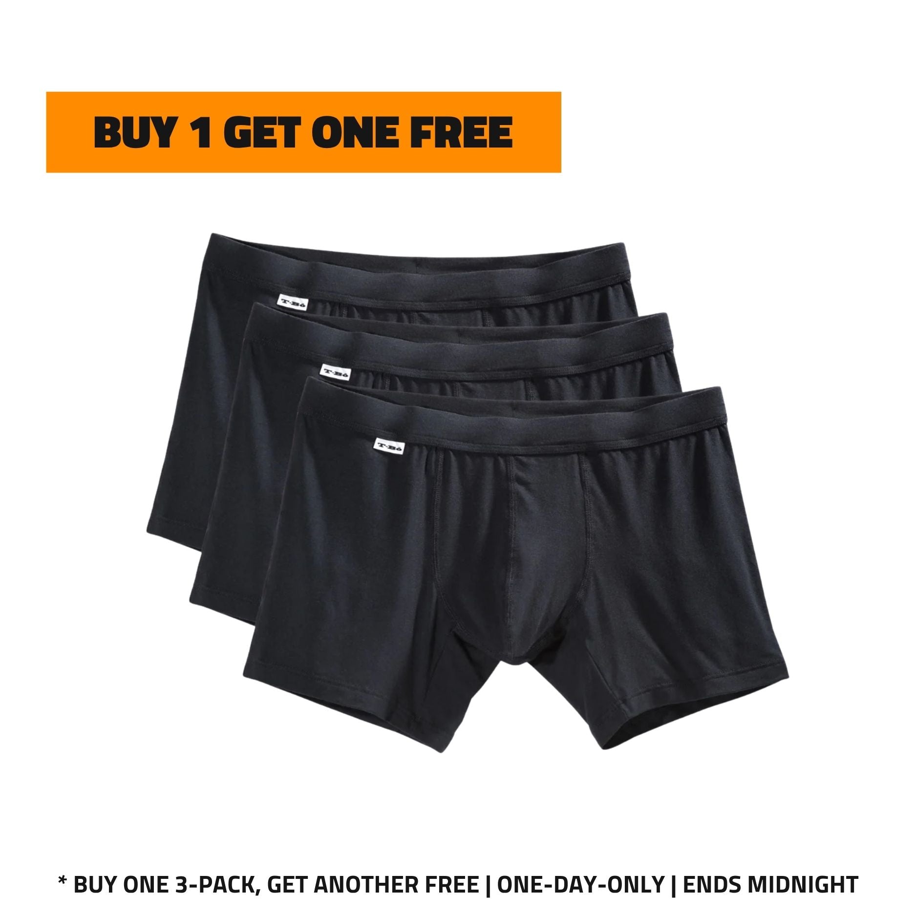 The TBô Black Boxer Brief 3-Pack