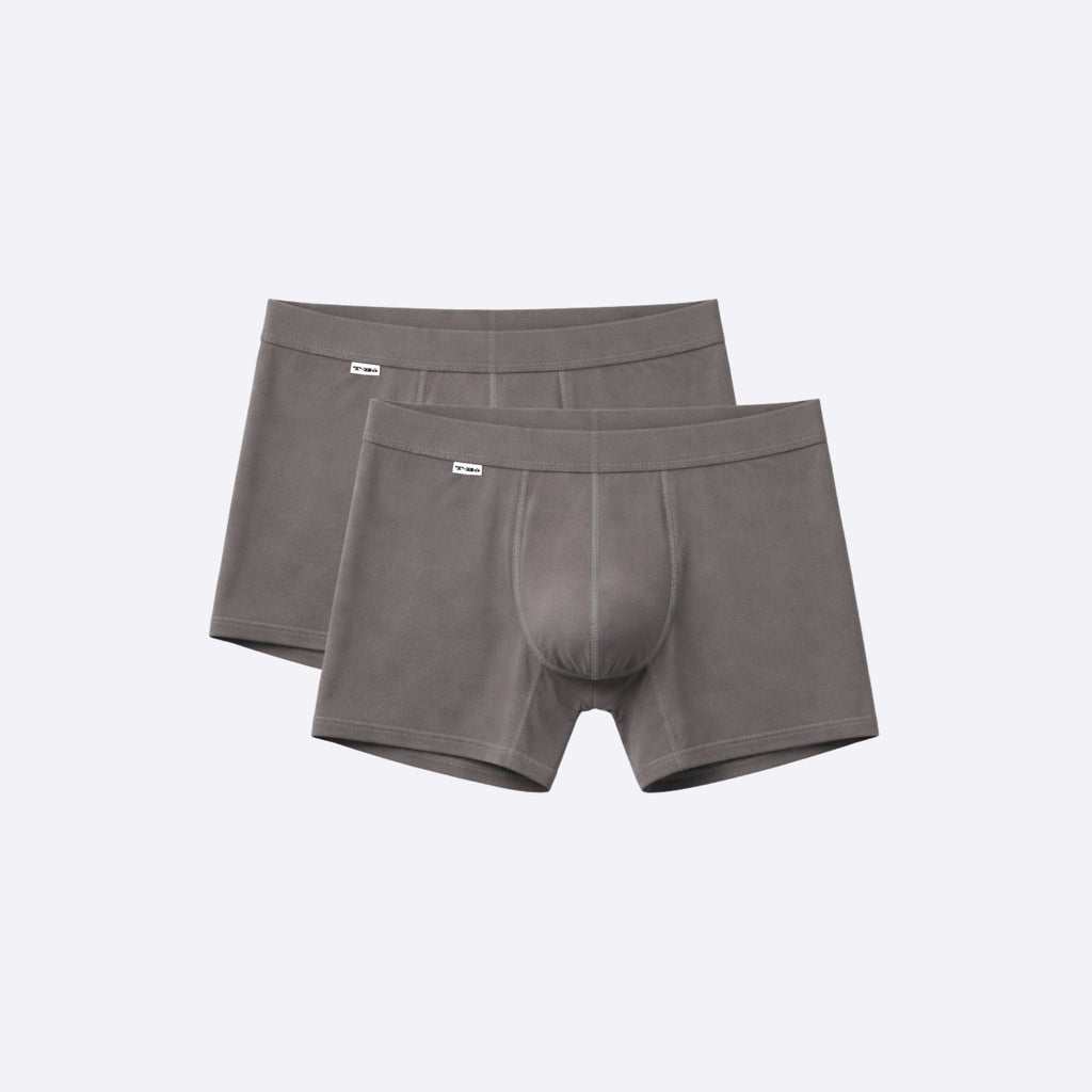 Gray Boxer Charcoal Grey Boxer Brief 2-Pack | Comfortable Men’s Underwear – TBô ...