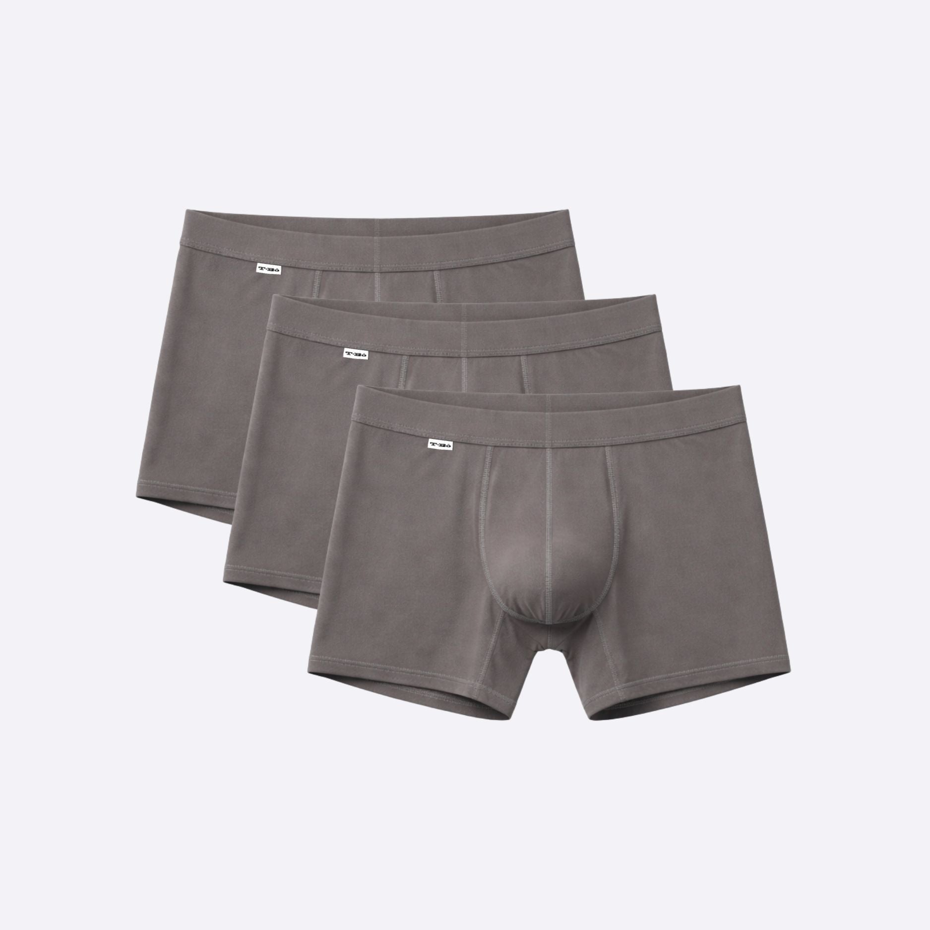 The Charcoal Gray Boxer Brief 3-Pack