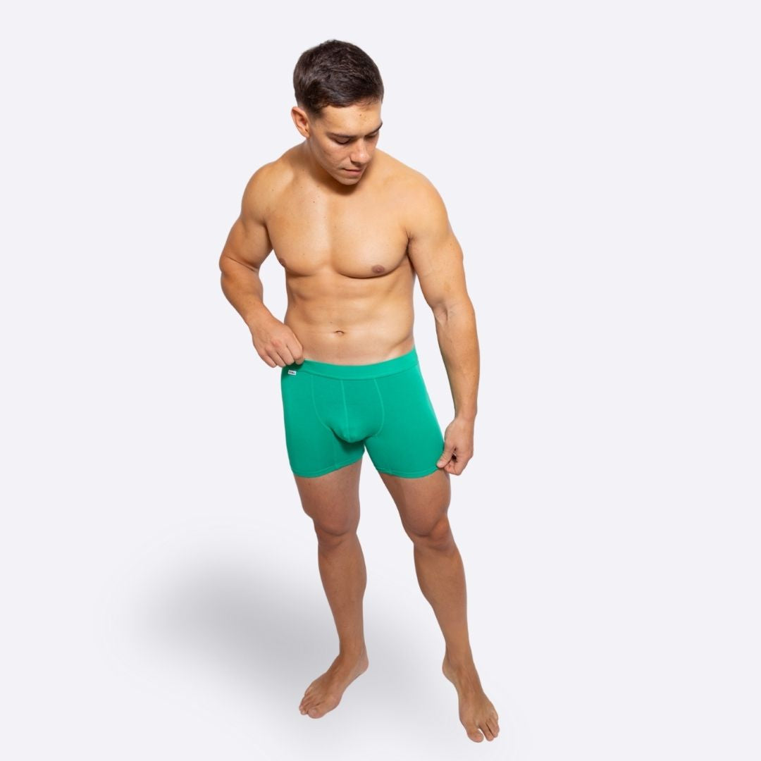 green boxer shorts studio
