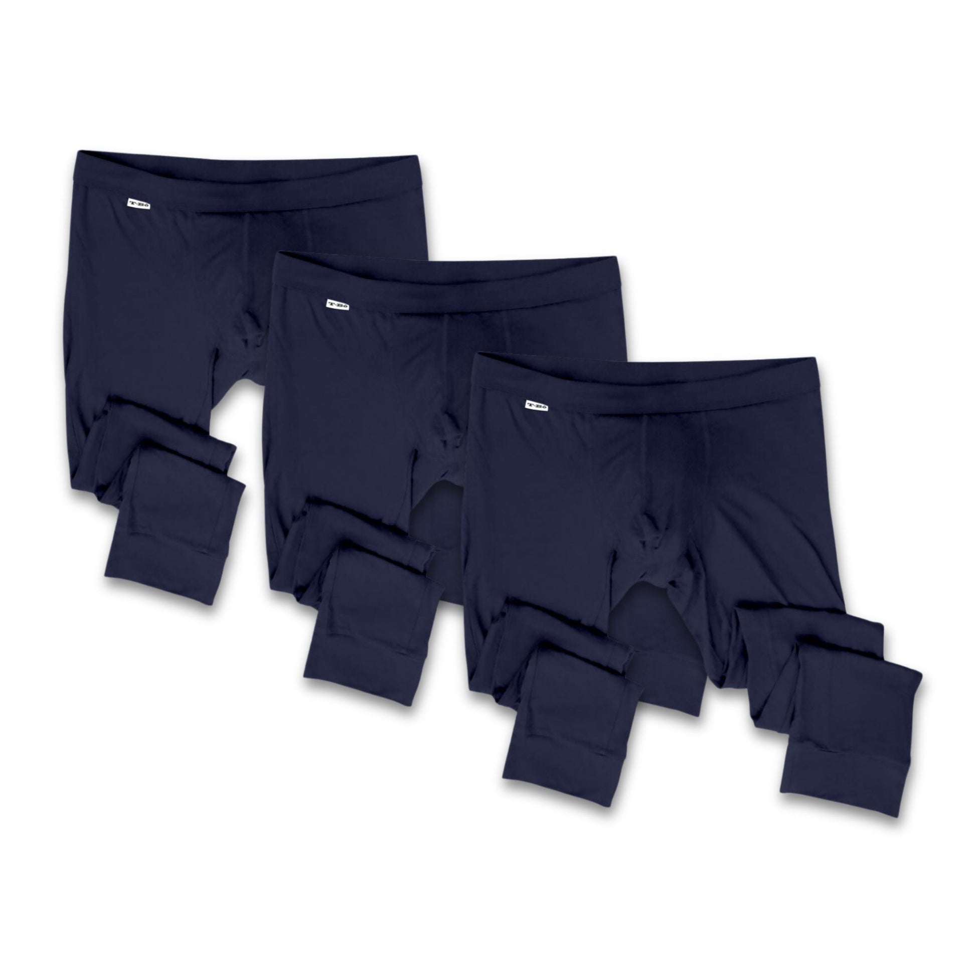 Navy Long John Set, Bamboo Thermal Underwear