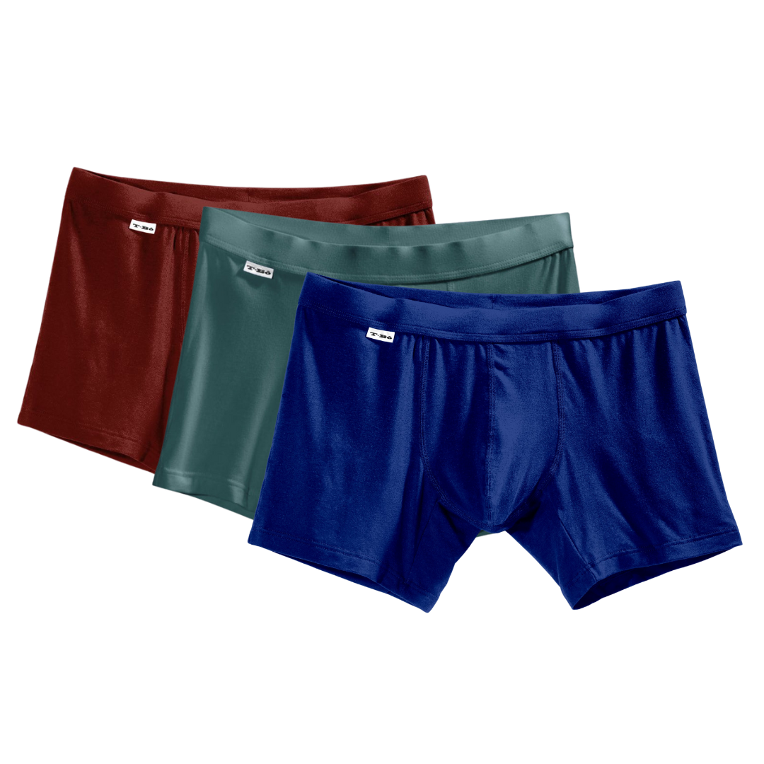 TBô Red, Green and Blue Mixed Boxer Brief 3-Pack