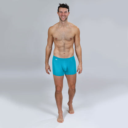 The Limited Edition Blue Atoll Boxer Brief for men in the USA and Canada