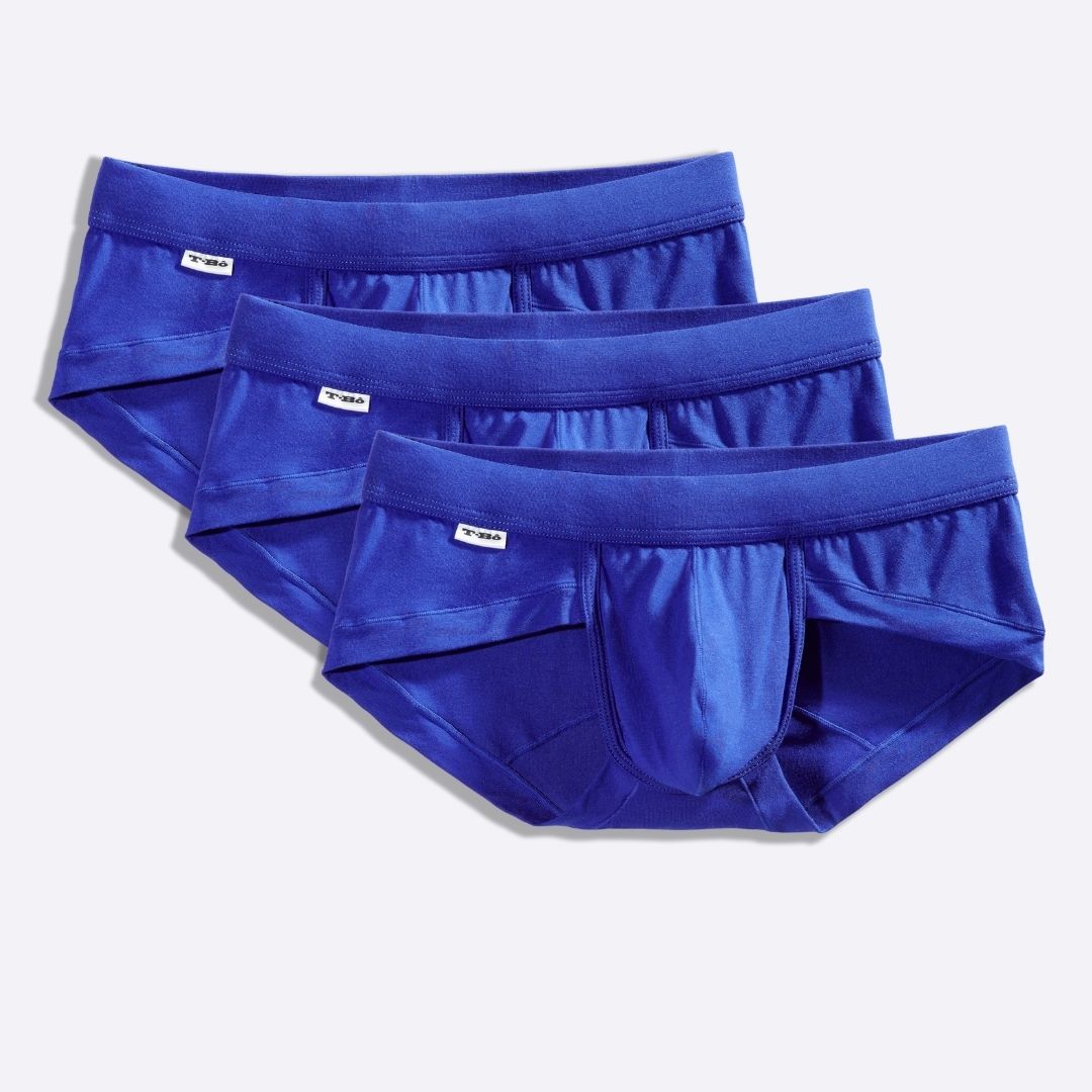 The TBô Blue Brief 3 Pack | Men's Bamboo Underwear - TBô underwear