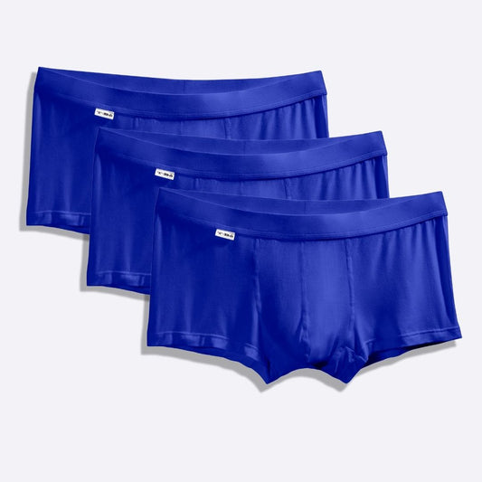 Leila Moisture Wicking Boxer Briefs // Blue + Light Blue // Pack