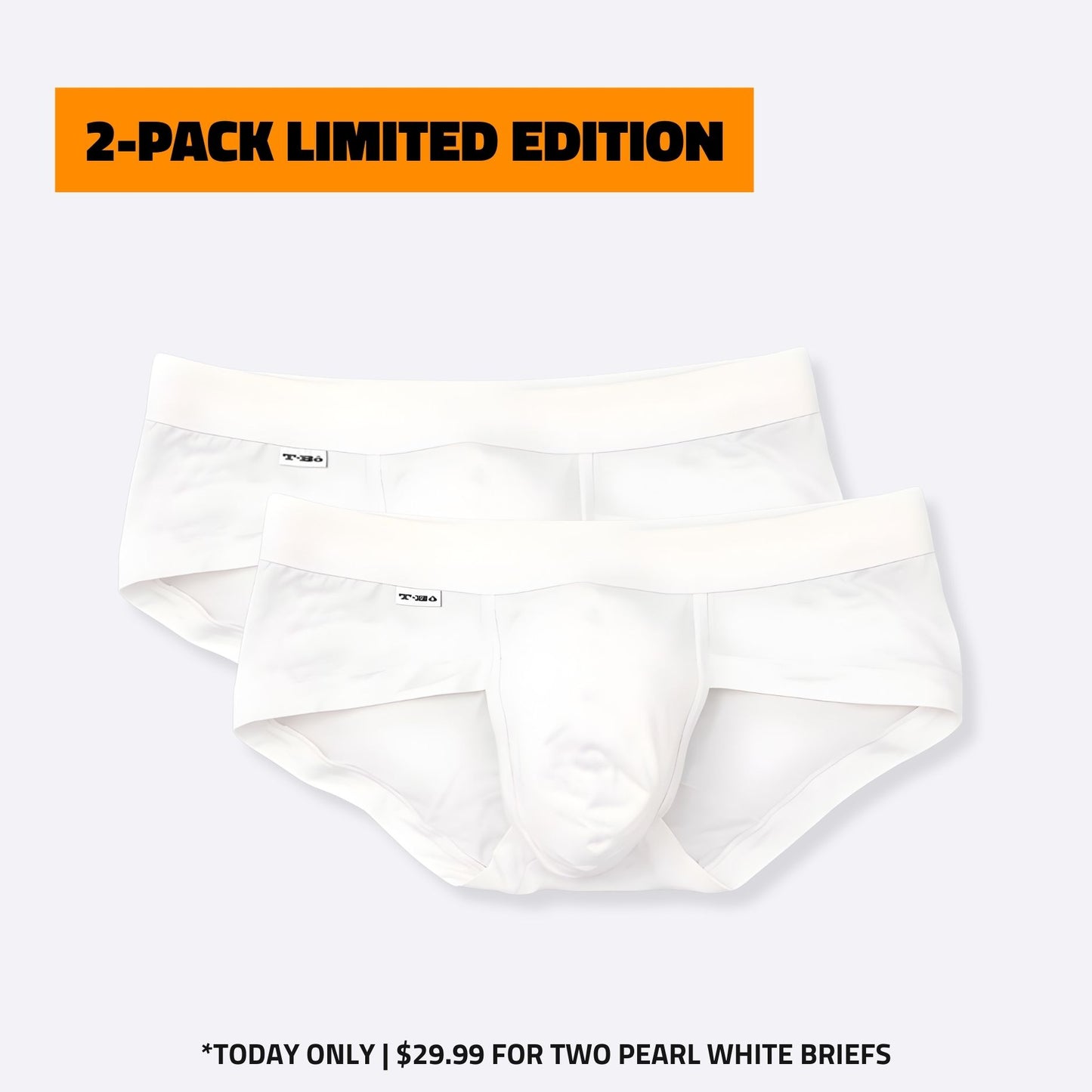 The Pearl White Brief 2-Pack