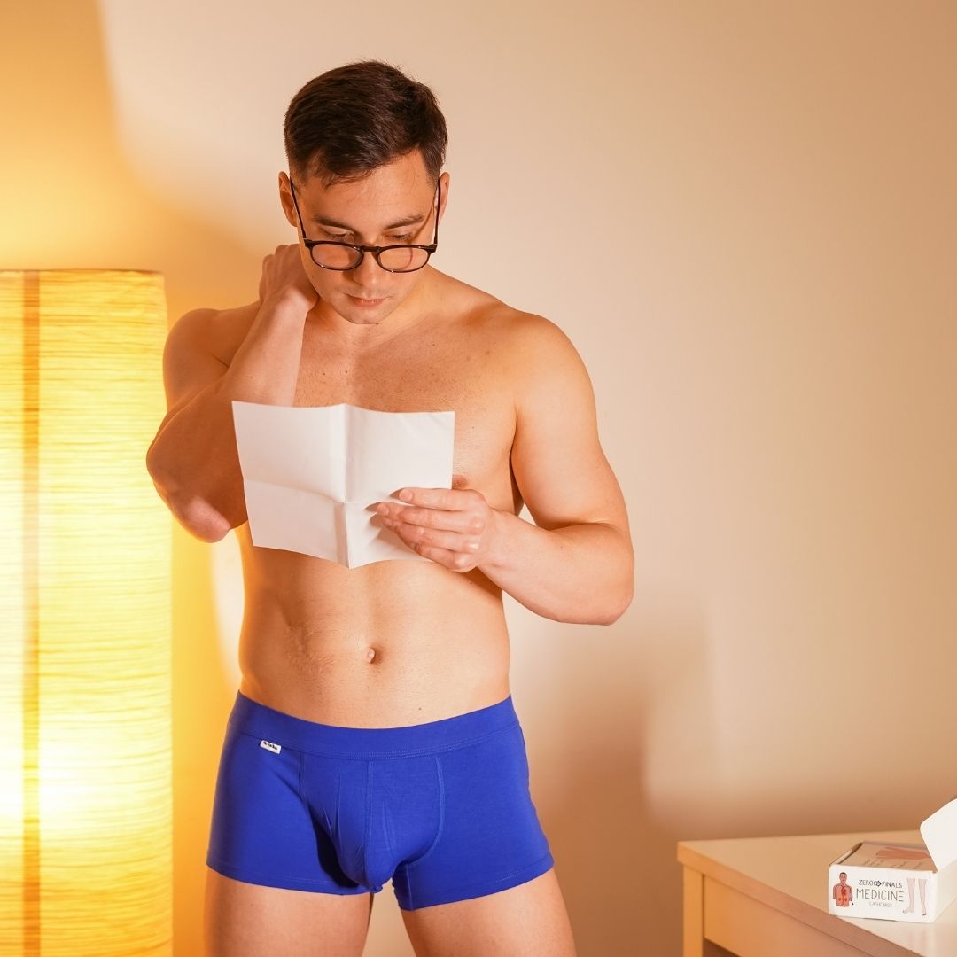 blue trunks anti odor underwear