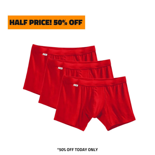 The TBô Molten Lava Red Boxer Brief 3-Pack