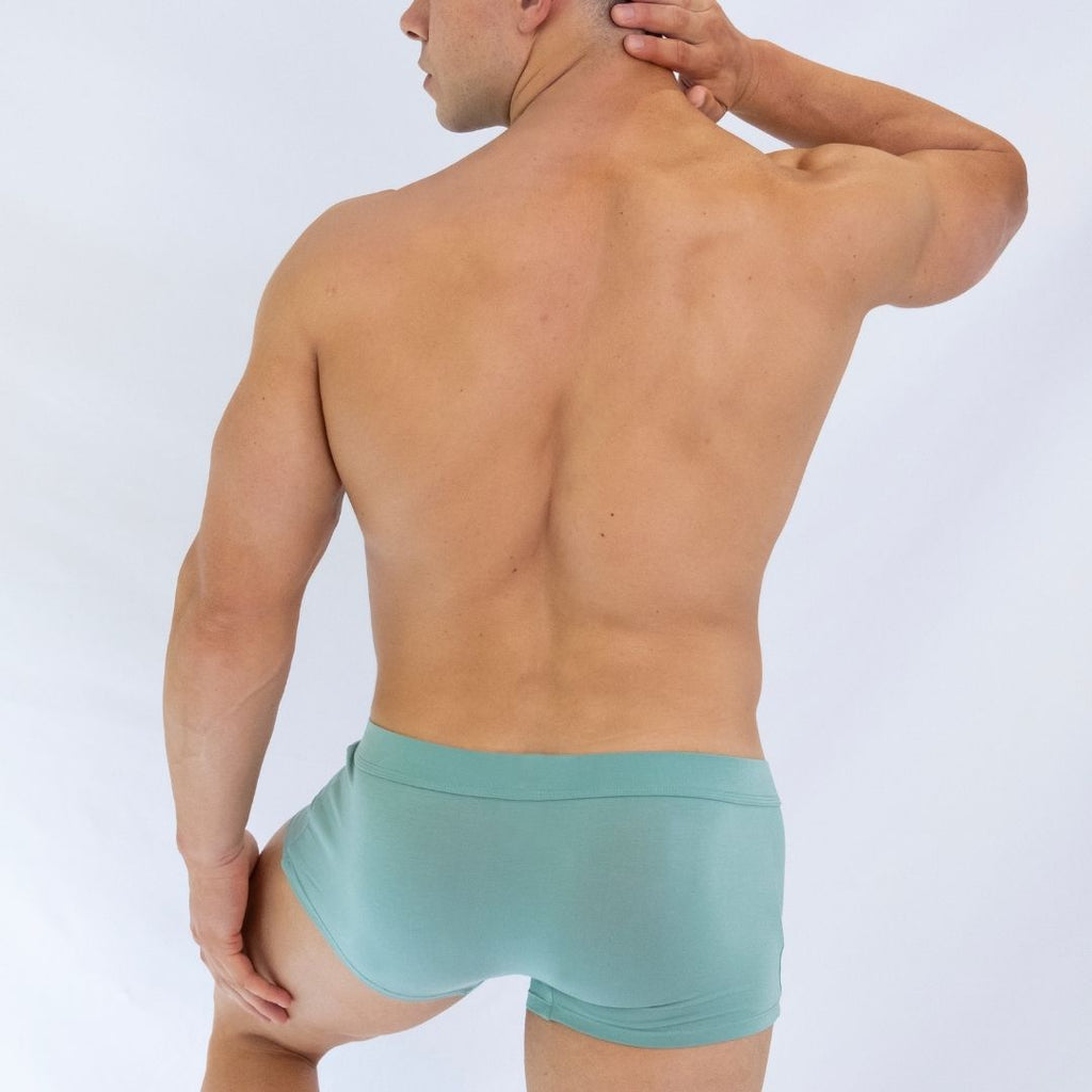 hunter green mens trunk studio back