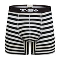 The Ballsy Boxer Brief Pirate Black Stripe for men in the USA and Canada