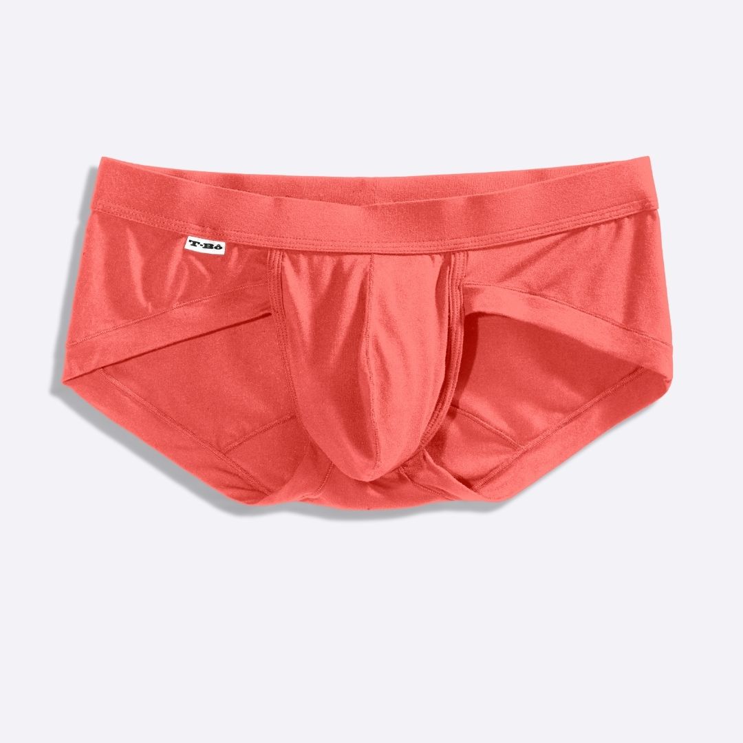 The Limited Edition Hot Coral Brief for men in the USA and Canada