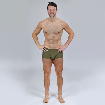 The Limited Edition Military Green Trunks for men in the USA and Canada