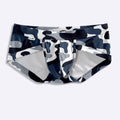 The Limited Edition Blue Camo Brief for men in the USA and Canada