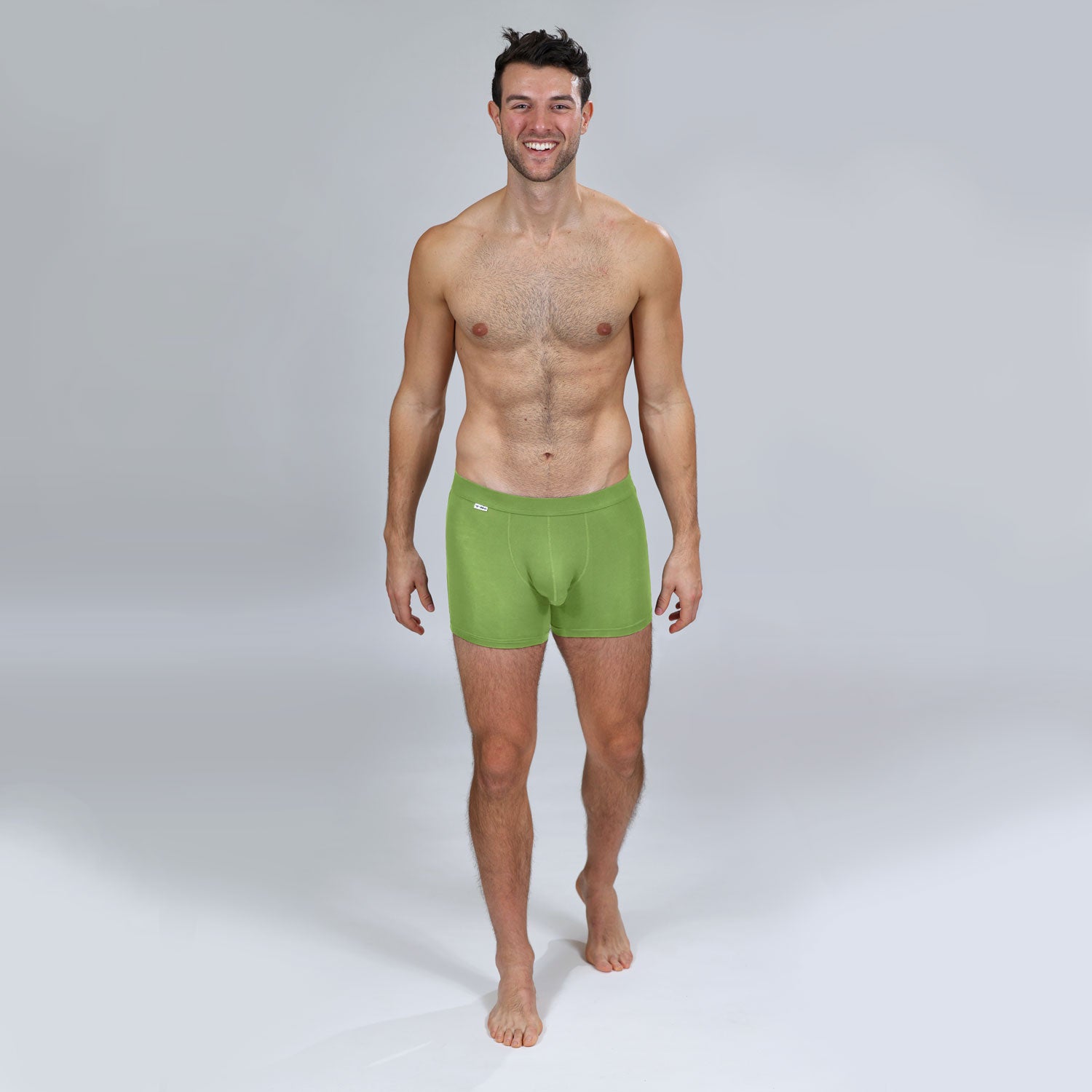 TBô Men's Bamboo Boxer Brief 3-Pack - The Most Comfortable Bamboo Underwear  with Bulge Enhancing Pouch