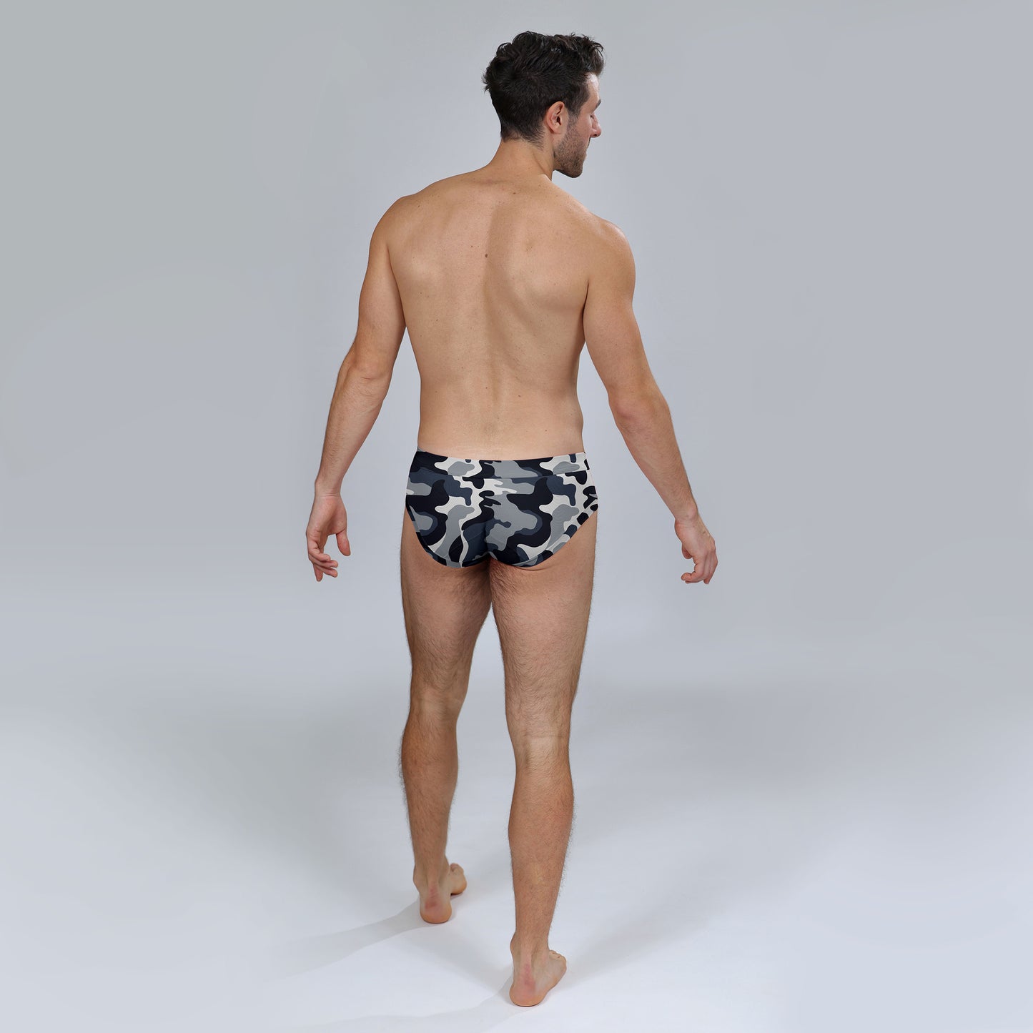 The Limited Edition Blue Camo Brief for men in the USA and Canada