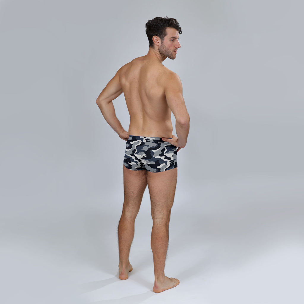 The Limited Edition Blue Camo Trunk for men in the USA and Canada