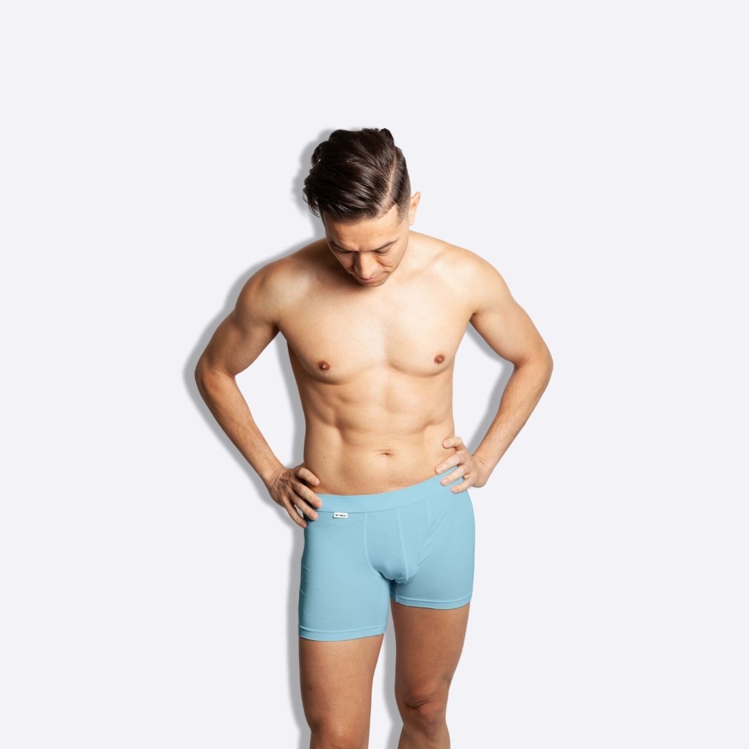 The Limited Edition Ocean Blue Boxer Brief for men in the USA and Canada