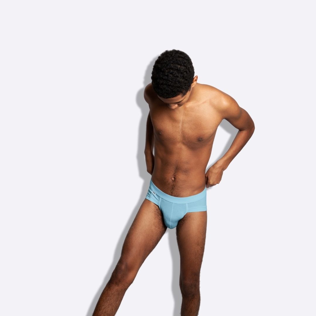 The Limited Edition Ocean Blue Brief for men in the USA and Canada