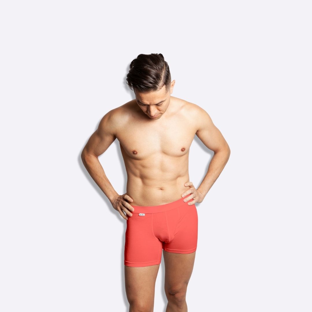 The Hot Coral Boxer Brief L | 33-36″ / Hot Coral