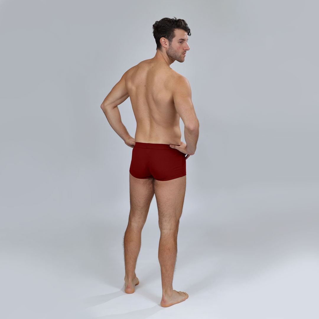 The Limited Edition Dark Burgundy Trunks for men in the USA and Canada