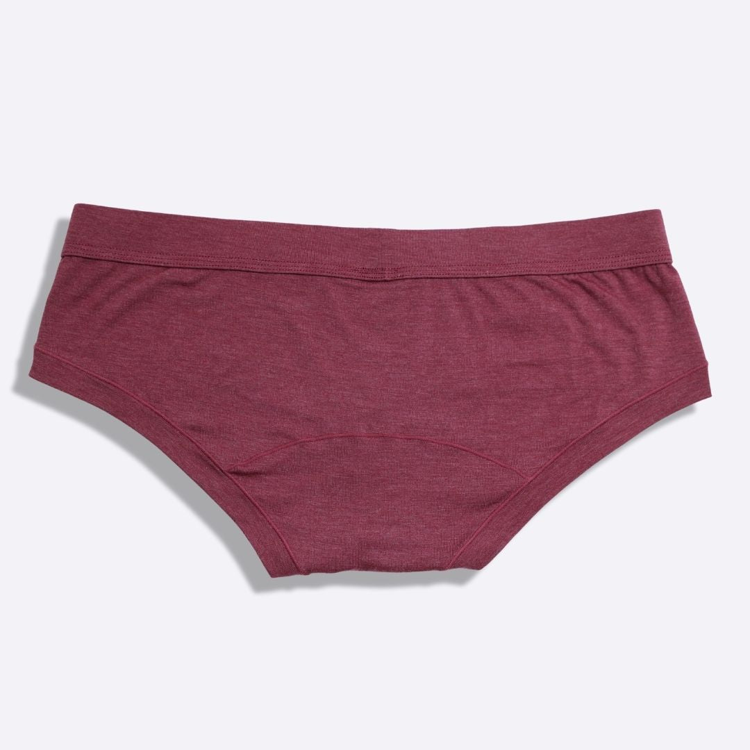 The Limited Edition Burgundy Heather Brief for men in the USA and Canada