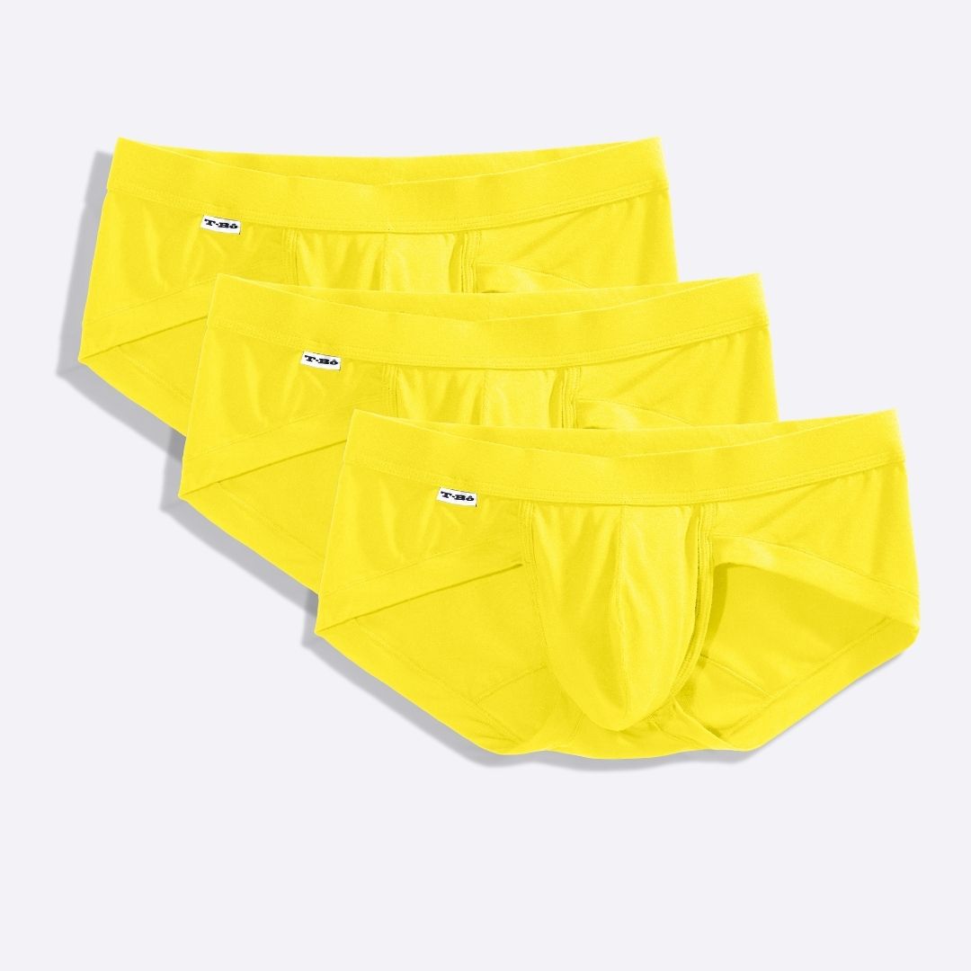 The Limited Edition Yellow Carnaval Brief for men in the Switzerland