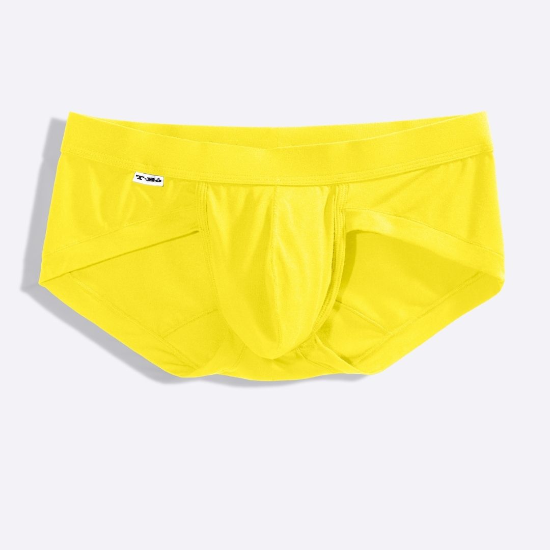 samba queenhigh waist briefs | yellow and pink pastel