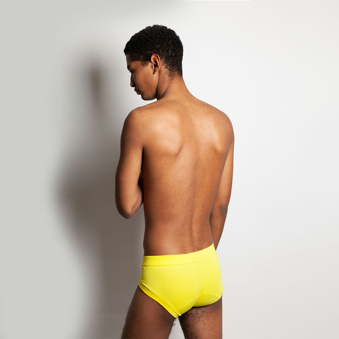 The Limited Edition Yellow Carnaval Brief for men in the Switzerland