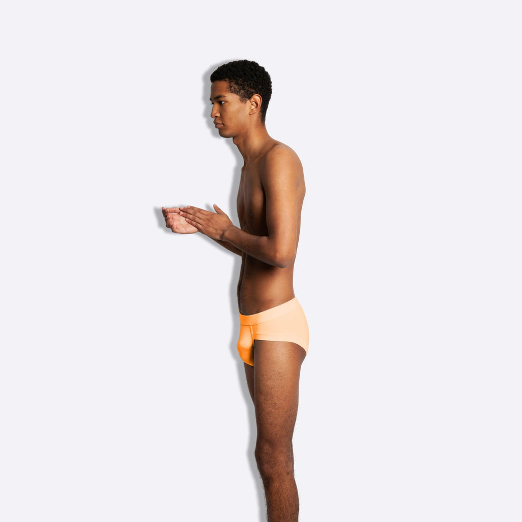 The Limited Edition Citrus Orange Brief for men in the USA and Canada