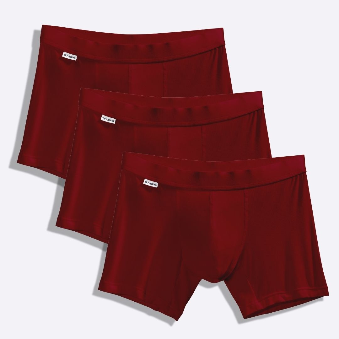 The Limited Edition Dark Burgundy Boxer Brief for men in the USA and Canada
